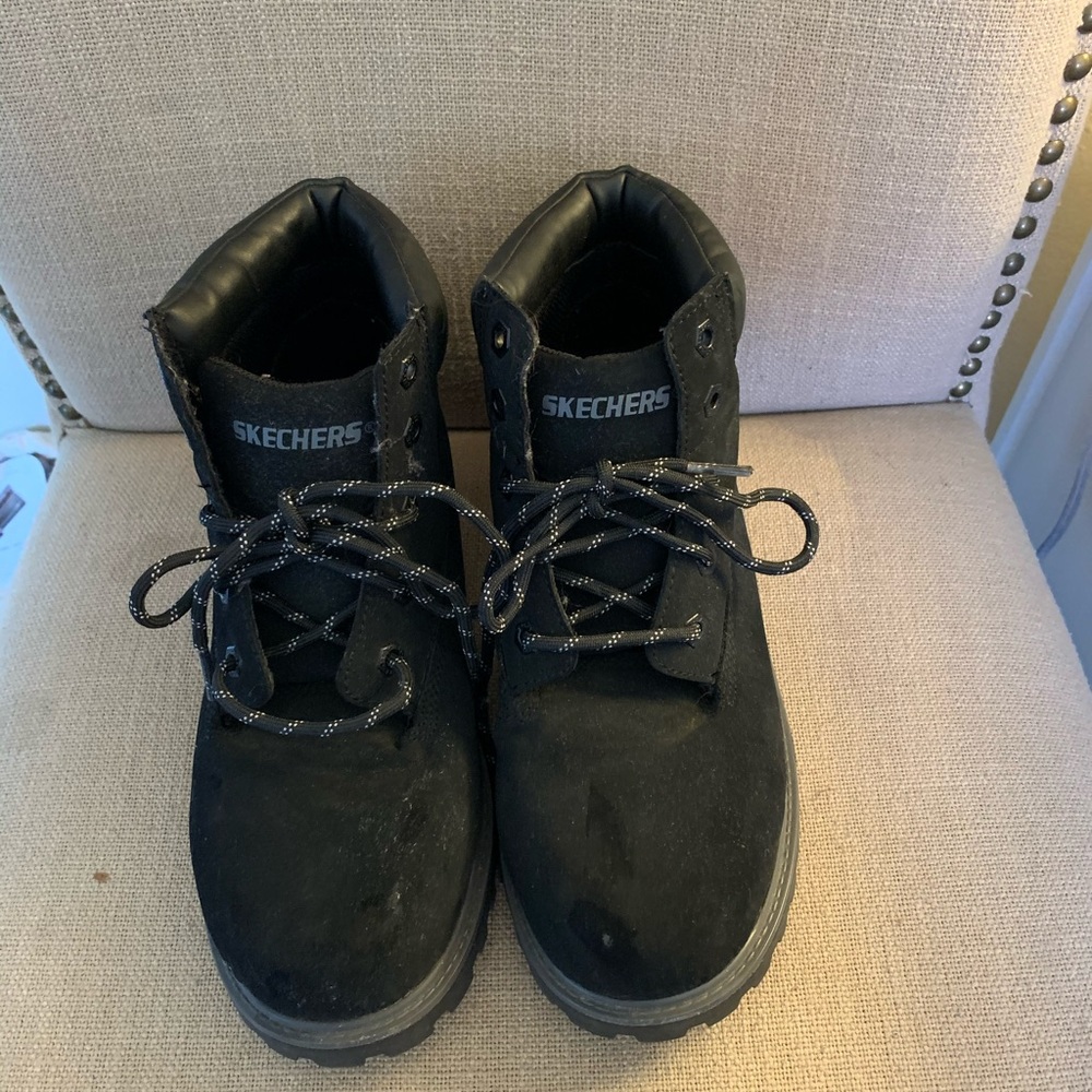 **Skechers hiking boots!